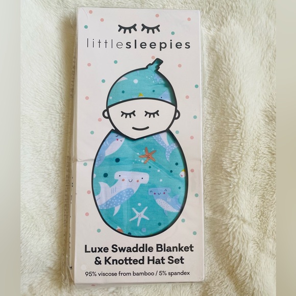 🦈NIB LS Shark Soirée Swaddle🦈 - Picture 2 of 3